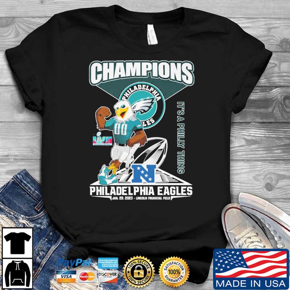 NFL Philadelphia Eagles NFC Champions LVII Super Bowl 2023 It's A Philly  Thing T Shirts - Limotees