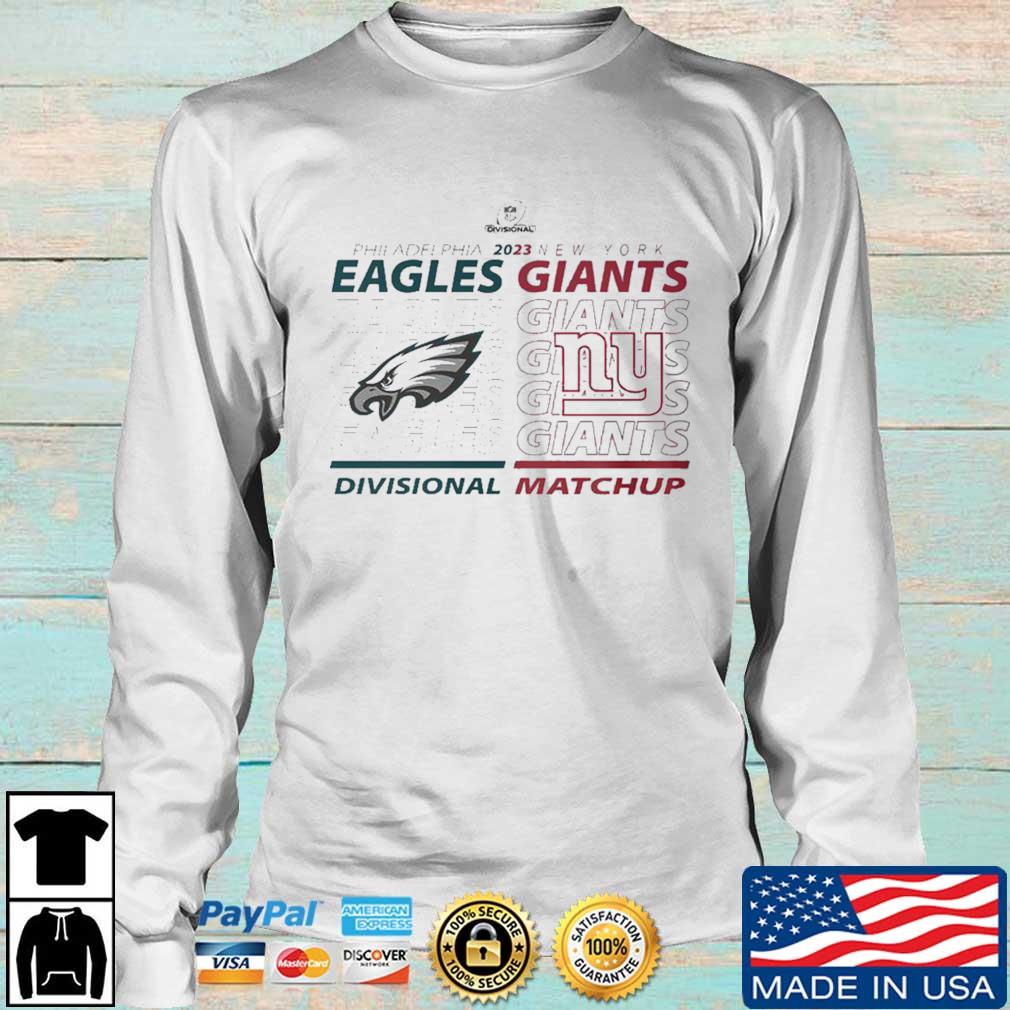 Philadelphia Eagles Vs New York Giants 2022 2023 Nfc Divisional Matchup Shirt