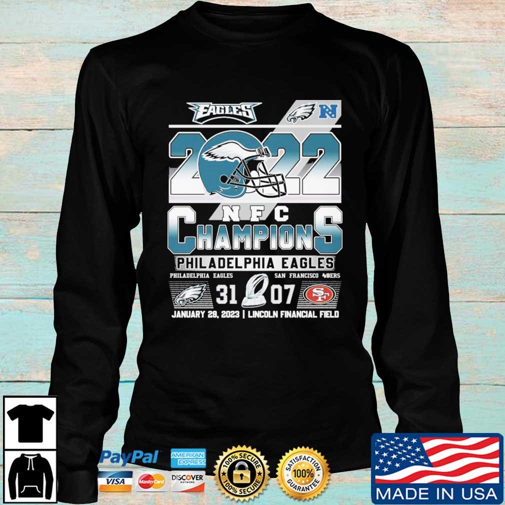 Philadelphia Eagles Vs San Francisco 49ers 2023 NFC championship shirt,  hoodie, sweater, long sleeve and tank top