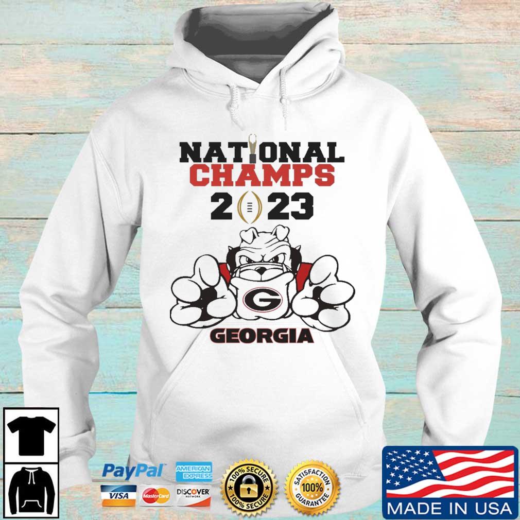 Uga Mascot Georgia Bulldogs National Champs 2023 s Hoodie trang