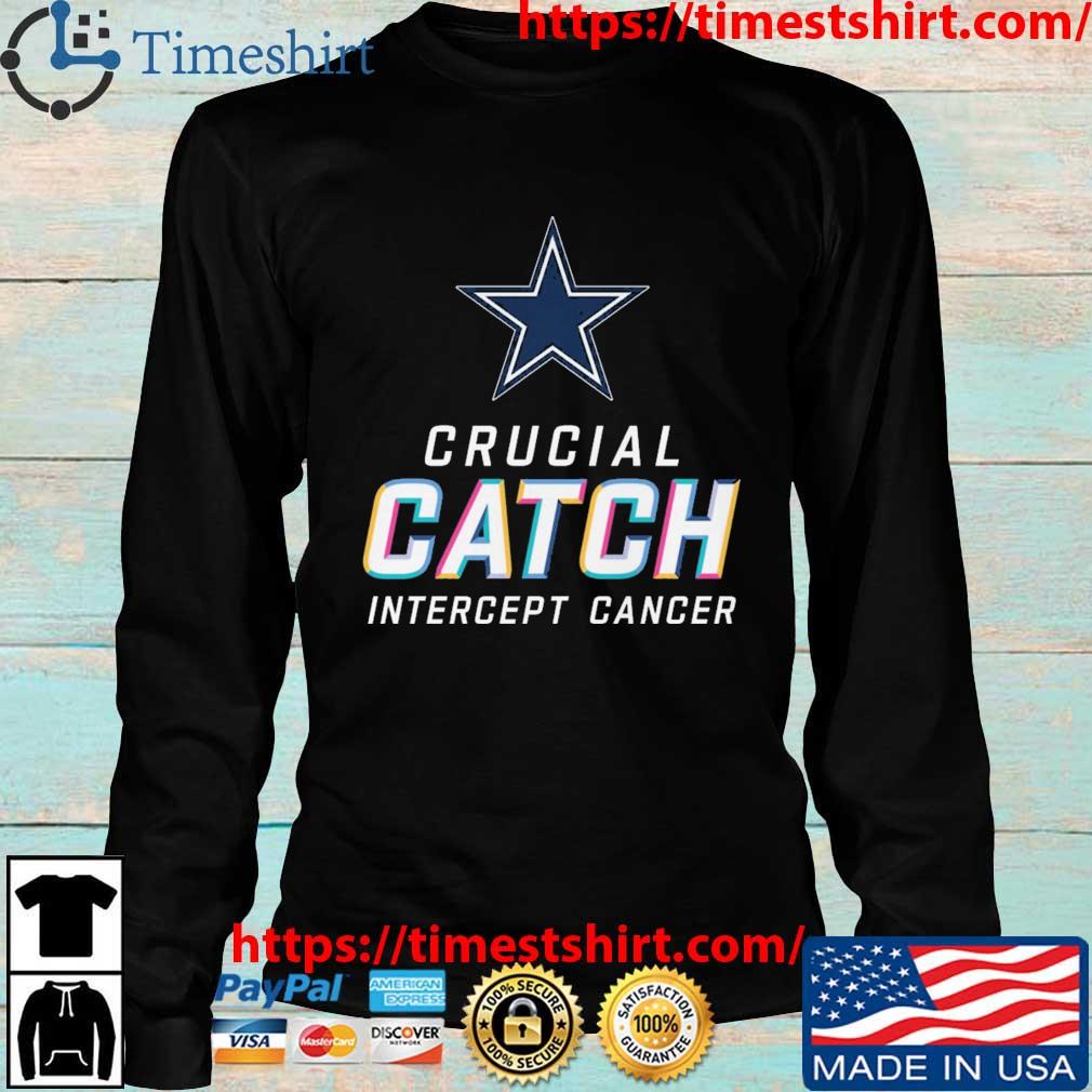 2023 Dallas Cowboys Crucial Catch Intercept Cancer shirt - Peanutstee