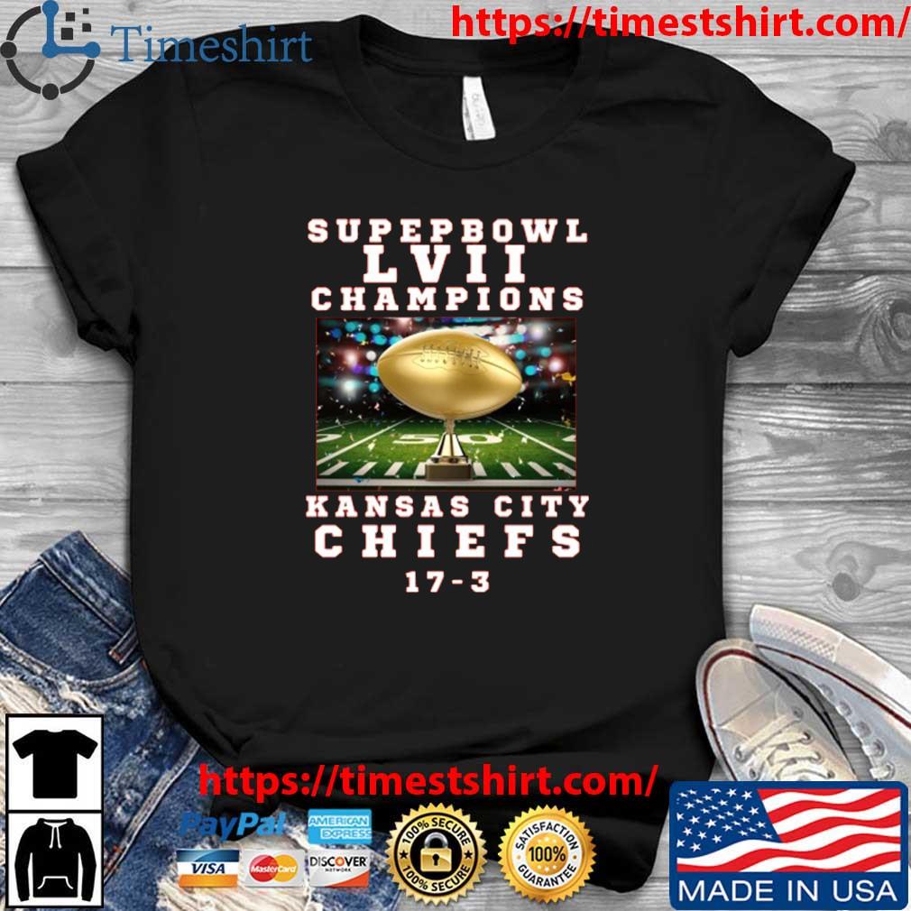 2023 Super Bowl LVII Champions Kansas City Chiefs 17-3 shirt
