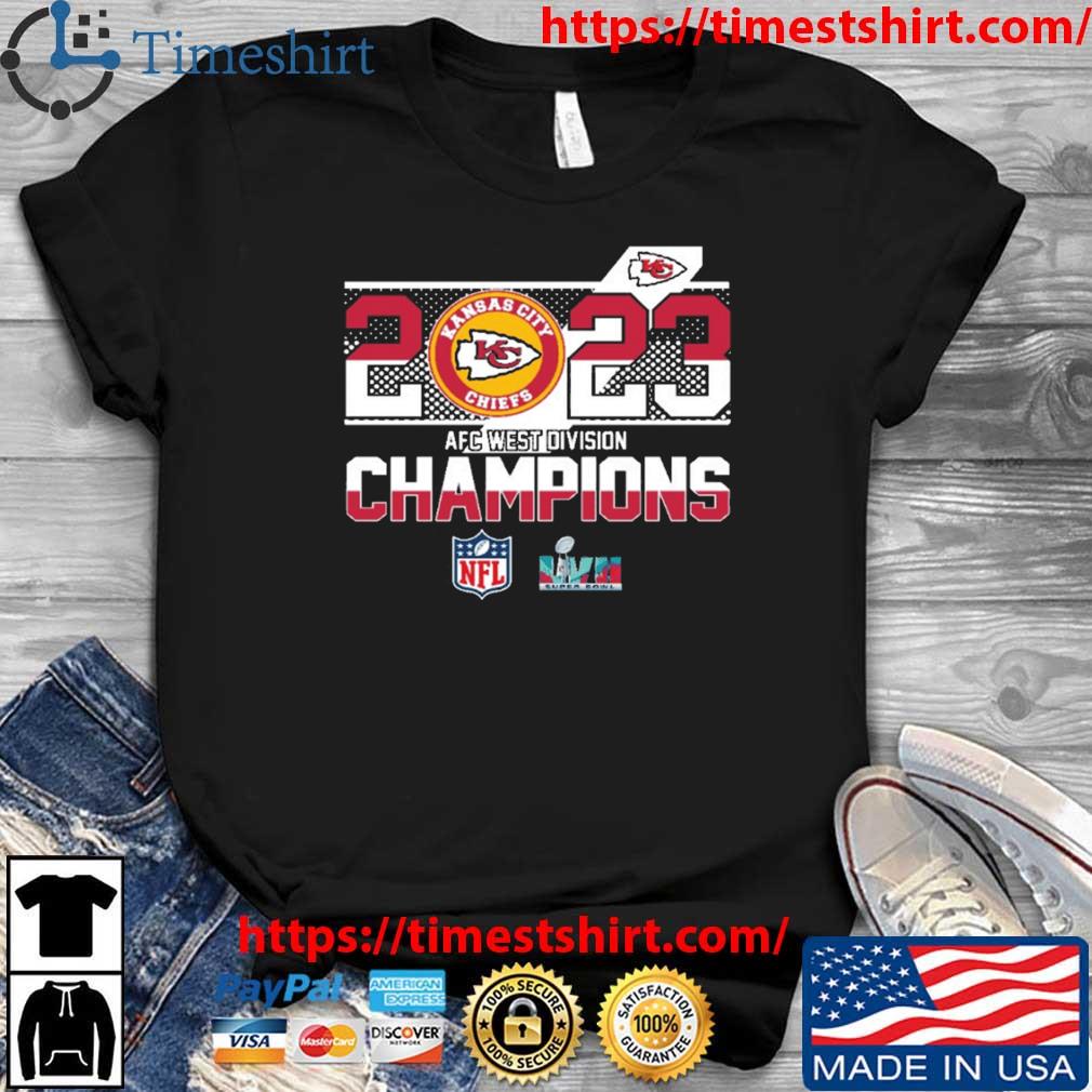 Kansas City Chiefs 2023 AFC West Division Champions Super Bowl LVII shirt