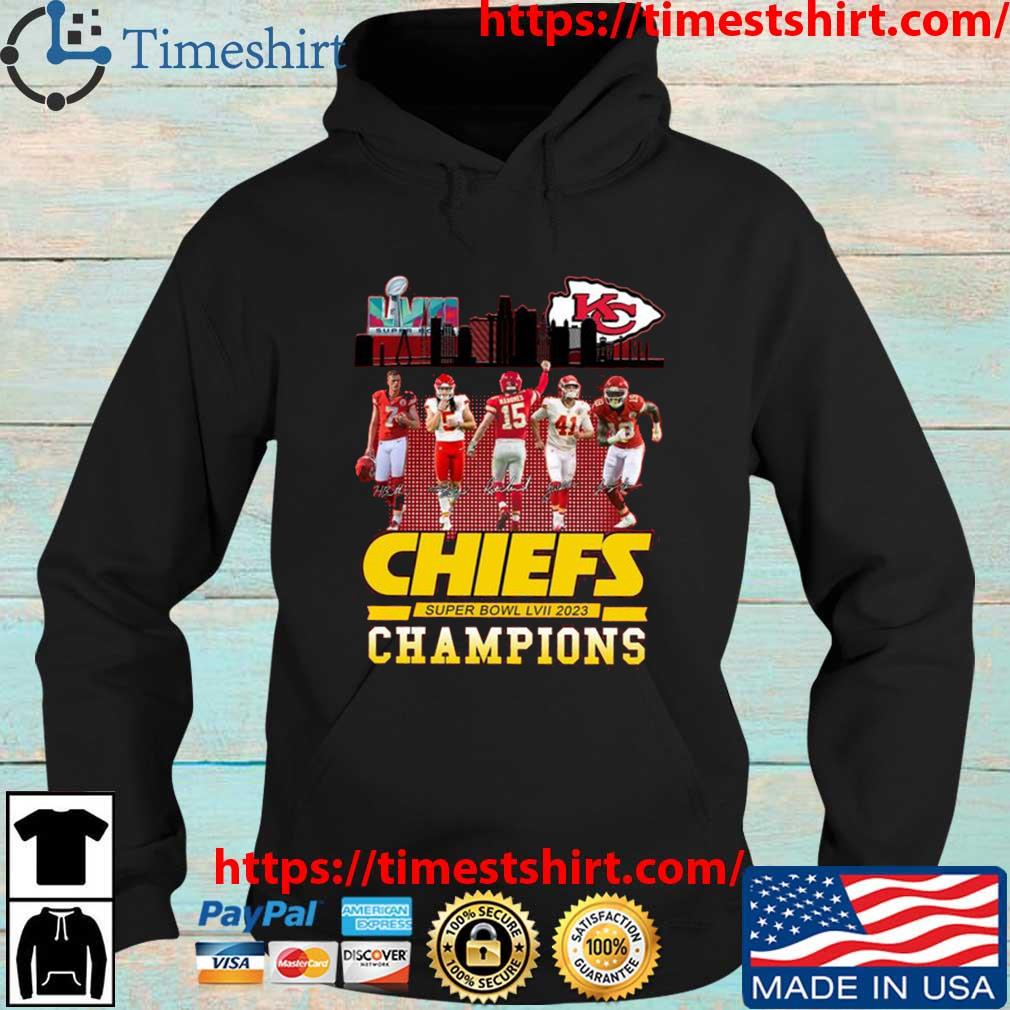 Kansas City Chiefs Harrison Butker Tommy Townsend Patrick Mahomes James  Winchester And Emmitt Thomas Super Bowl LVII 2023 Champions shirt, hoodie,  sweater, long sleeve and tank top