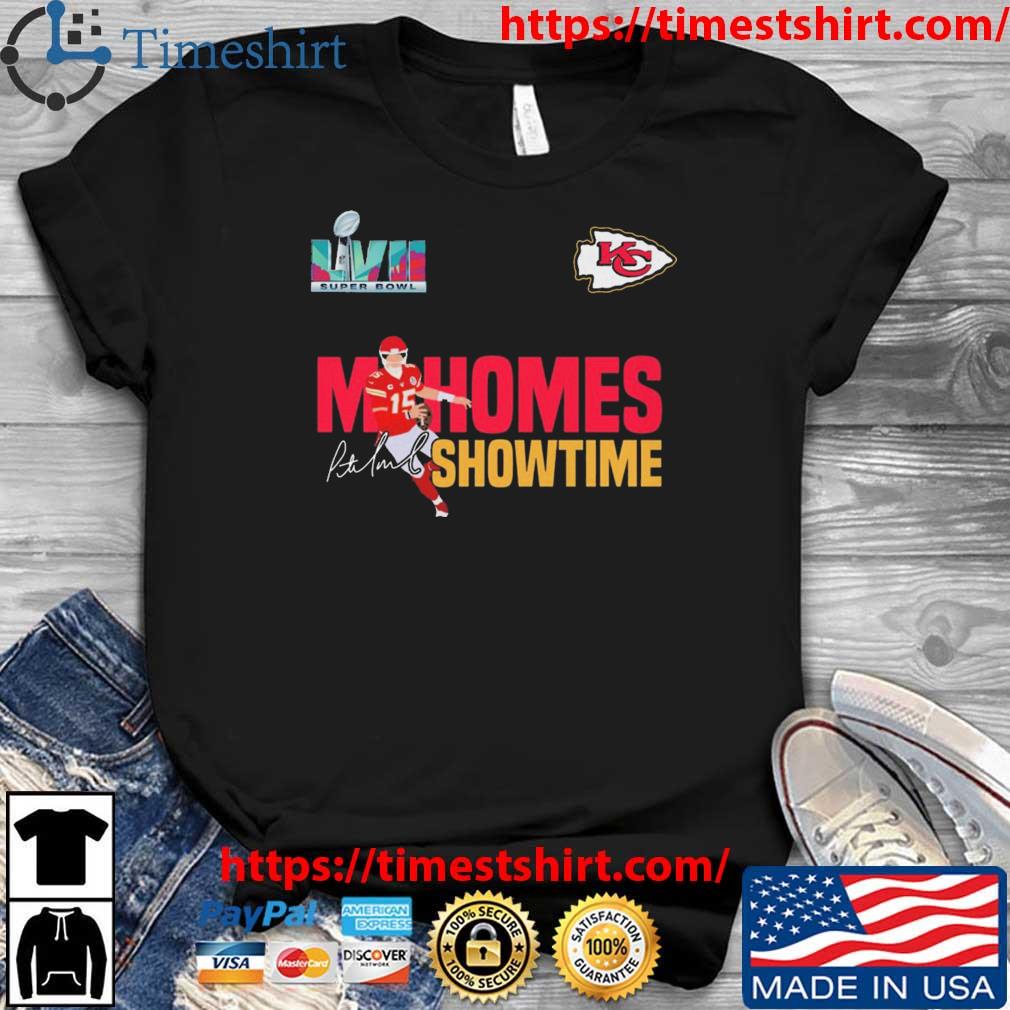 Kansas City Chiefs Patrick Mahomes Showtime Super Bowl LVII Signature shirt