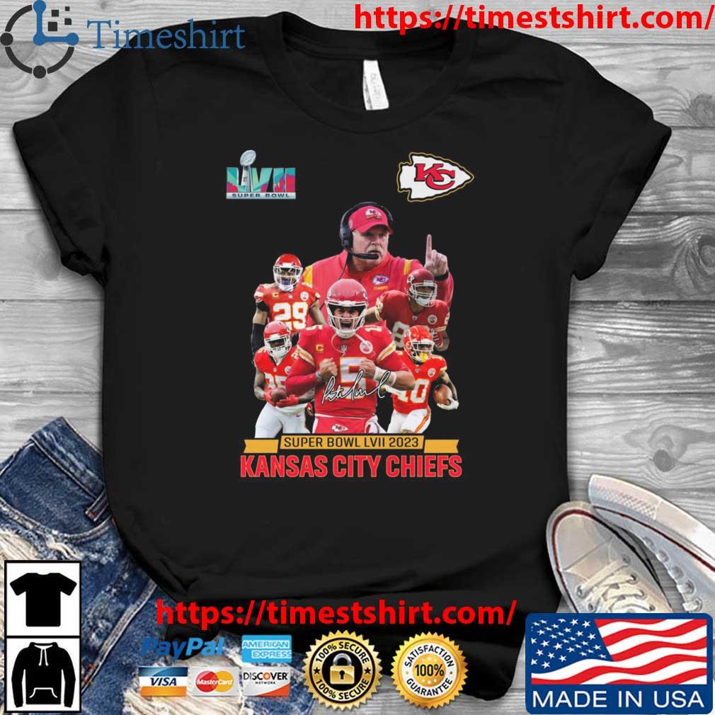 Kansas City Chiefs Super Bowl LVII 2023 Champions Signature shirt
