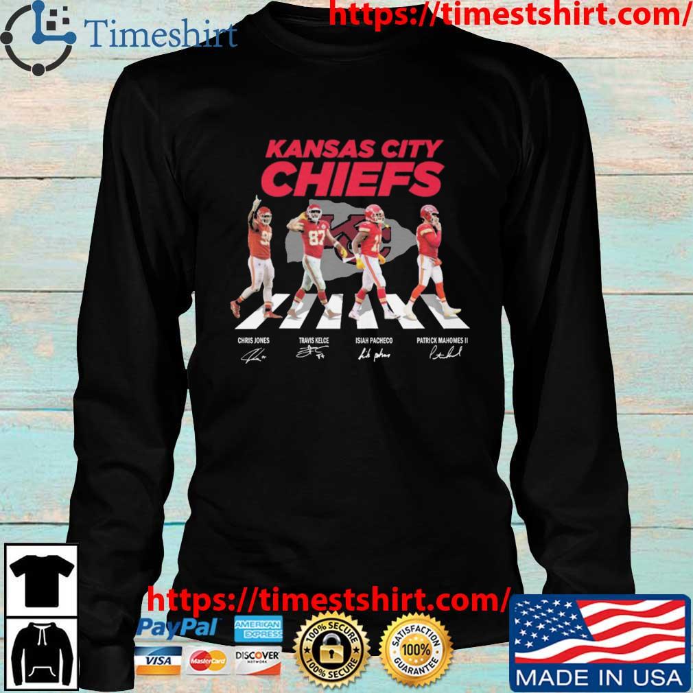 Kansas City Chiefs 64 Years 1959 2023 Abbey Road Signatures Shirt -  Peanutstee