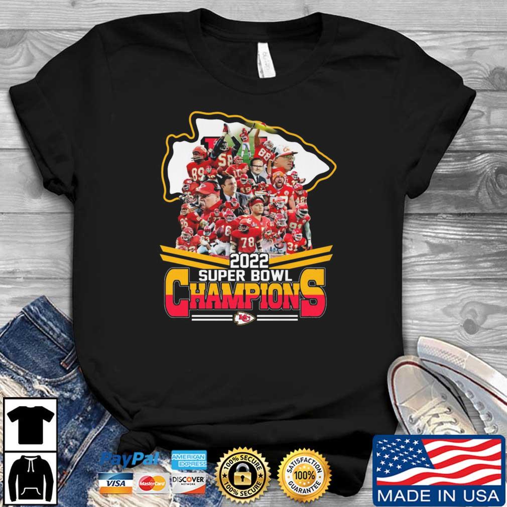 Kansas City Chiefs team football 2022 Super Bowl Champions shirt