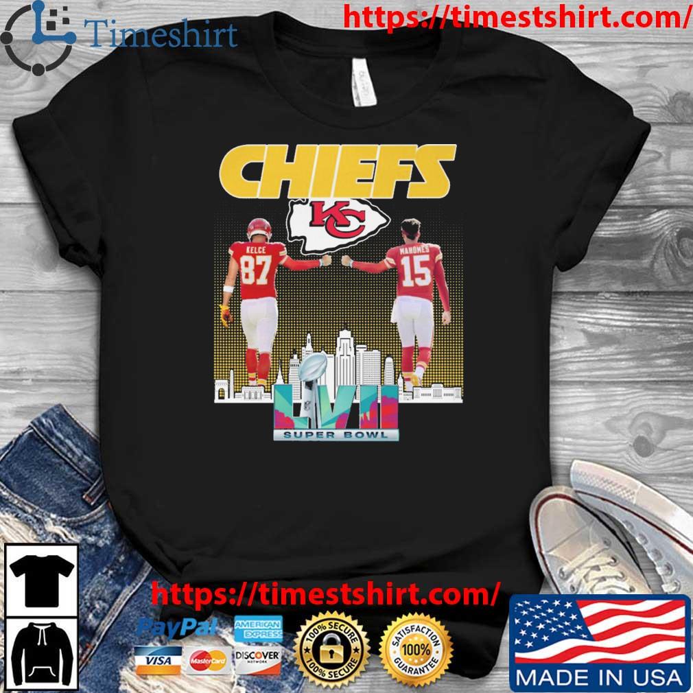 Kansas City Chiefs Travis Kelce And Patrick Mahomes Super Bowl LVII shirt
