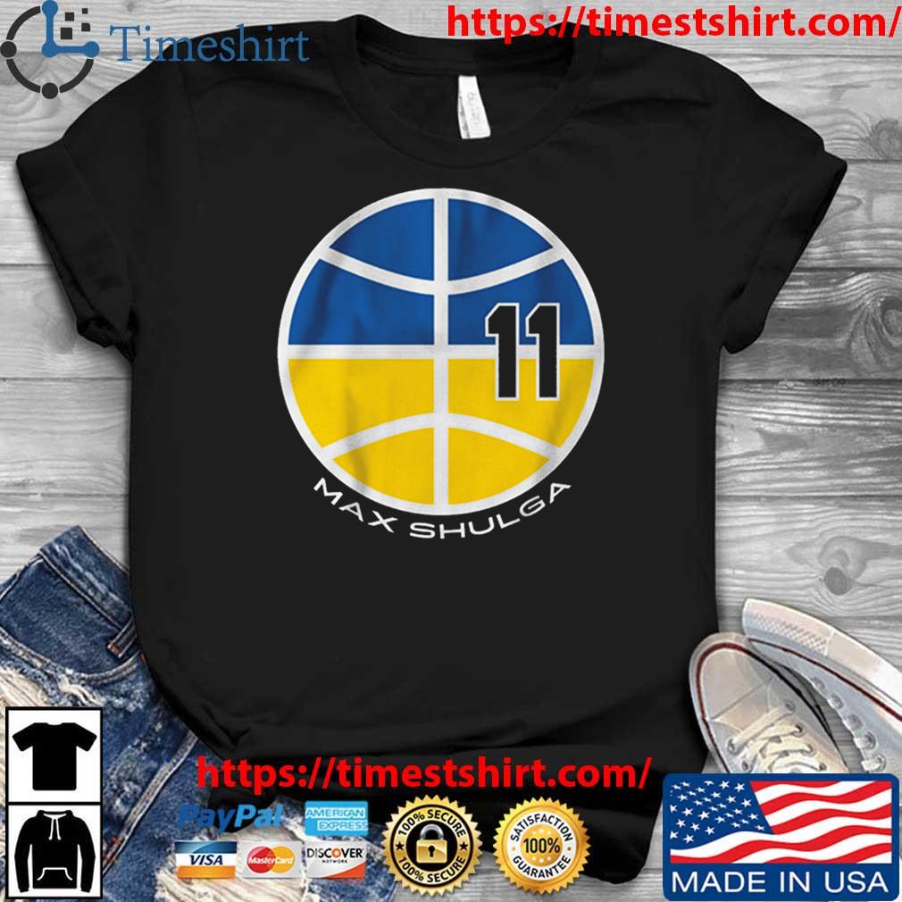 Max Shulga 11 Ukraine Basketball shirt
