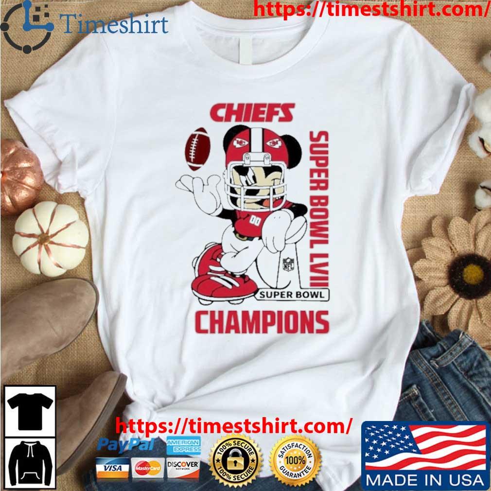 Mickey Mouse Kansas City Chiefs Super Bowl champions 2023 shirt