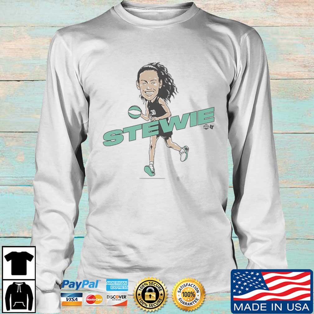 Outerstuff Youth Breanna Stewart Mint New York Liberty Rebel Edition Name & Number T-Shirt Size: Extra Large
