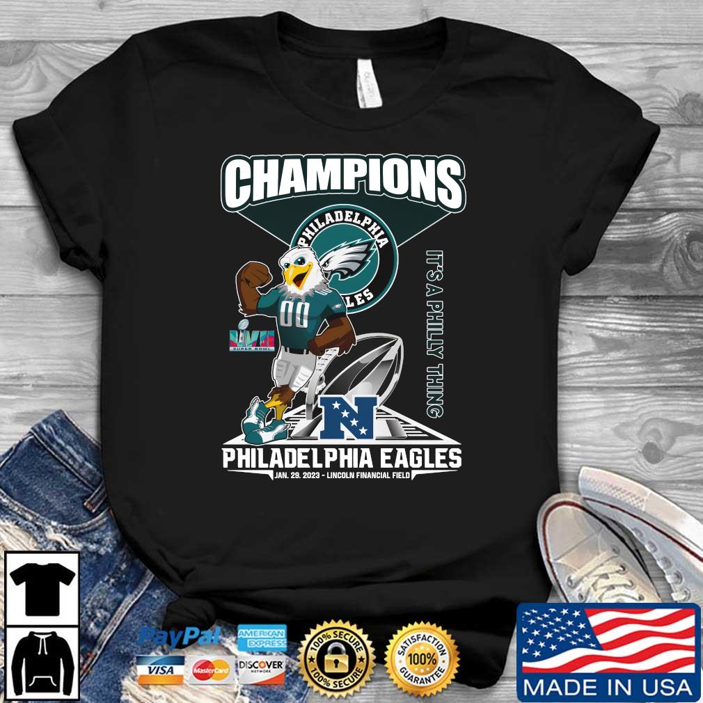 Nfl Philadelphia Eagles Nfc Champions Lvii Super Bowl 2023 Its A Philly  Thing T-shirt in 2023