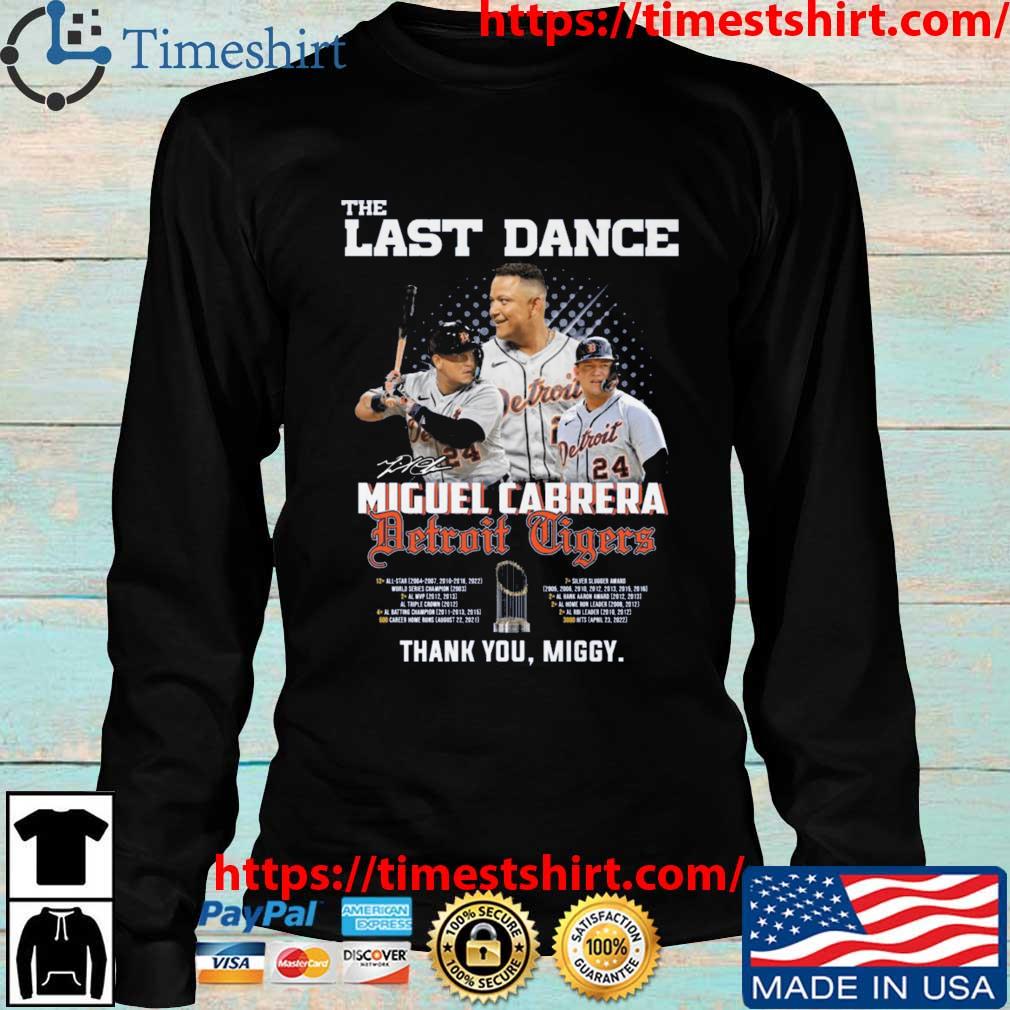 Gracias Miggy The Final Season Homepage Detroit Tigers Limited Shirt, Custom prints store