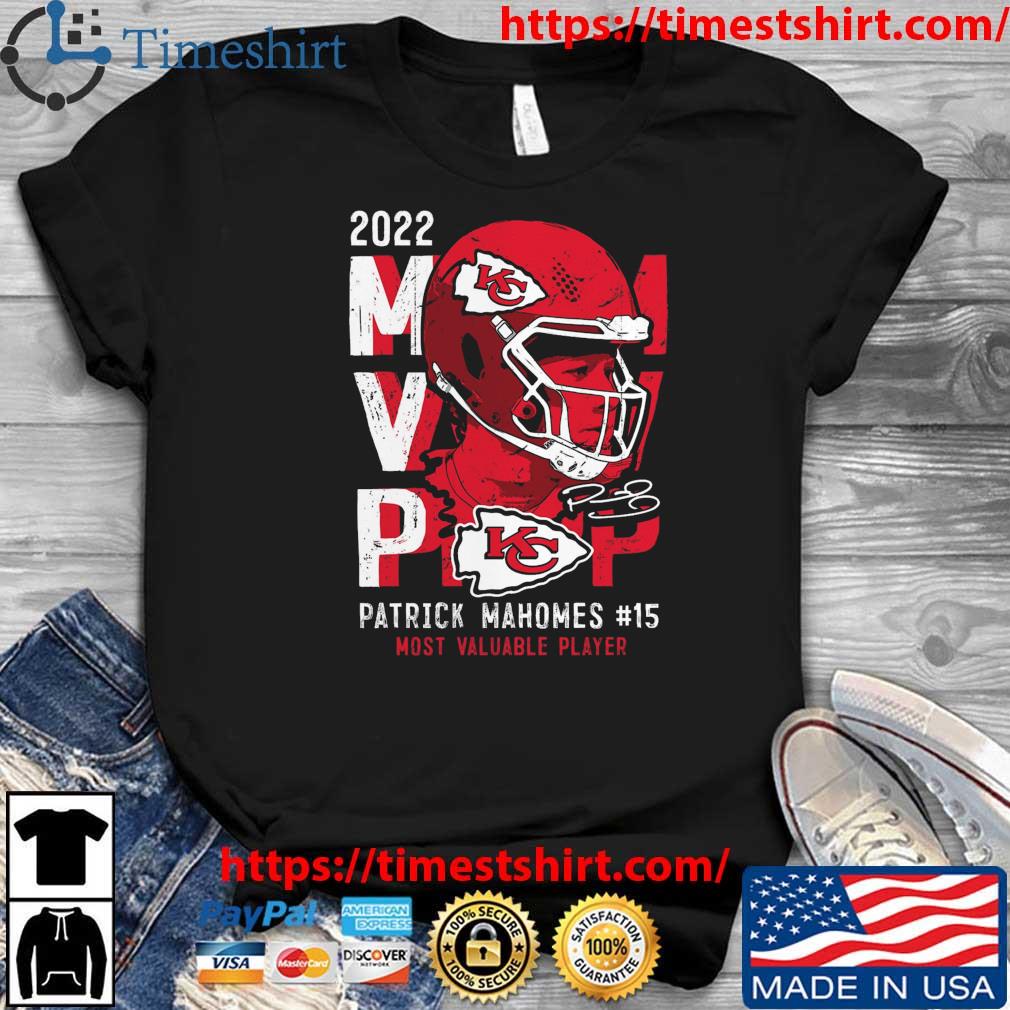 Patrick Mahomes Kansas City Chiefs 2022 MVP Most Valuable Player shirt