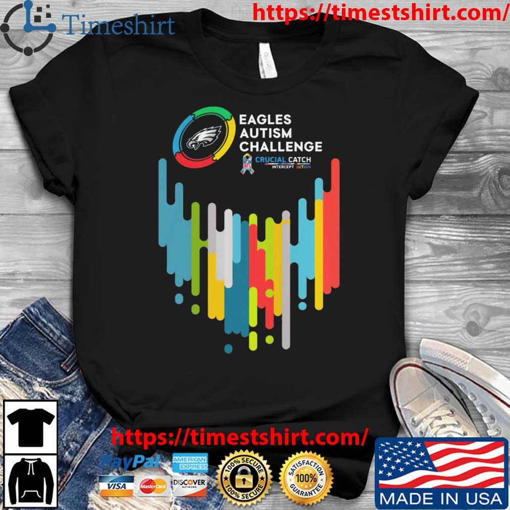 Philadelphia Eagles Autism Challenge Crucial Catch Intercept Autism shirt,  hoodie, sweater, long sleeve and tank top