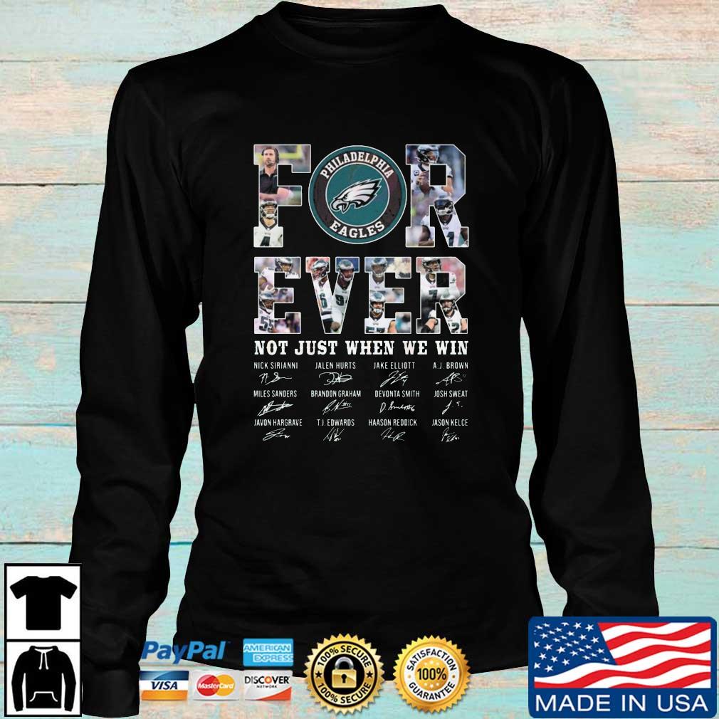 Philadelphia Eagles Vintage Shirt, Forever Not Just When We Win