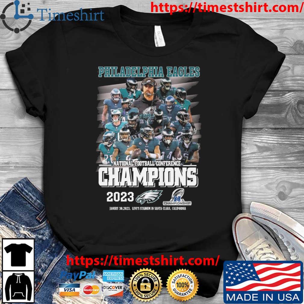 Philadelphia Eagles National Football Conference Champions 2023 Levi's Stadium Santa Clara shirt