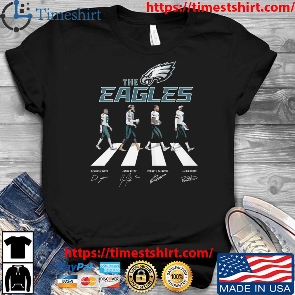 Philadelphia Eagles Super Bowl LVII 2023 Abbey Road Signatures shirt