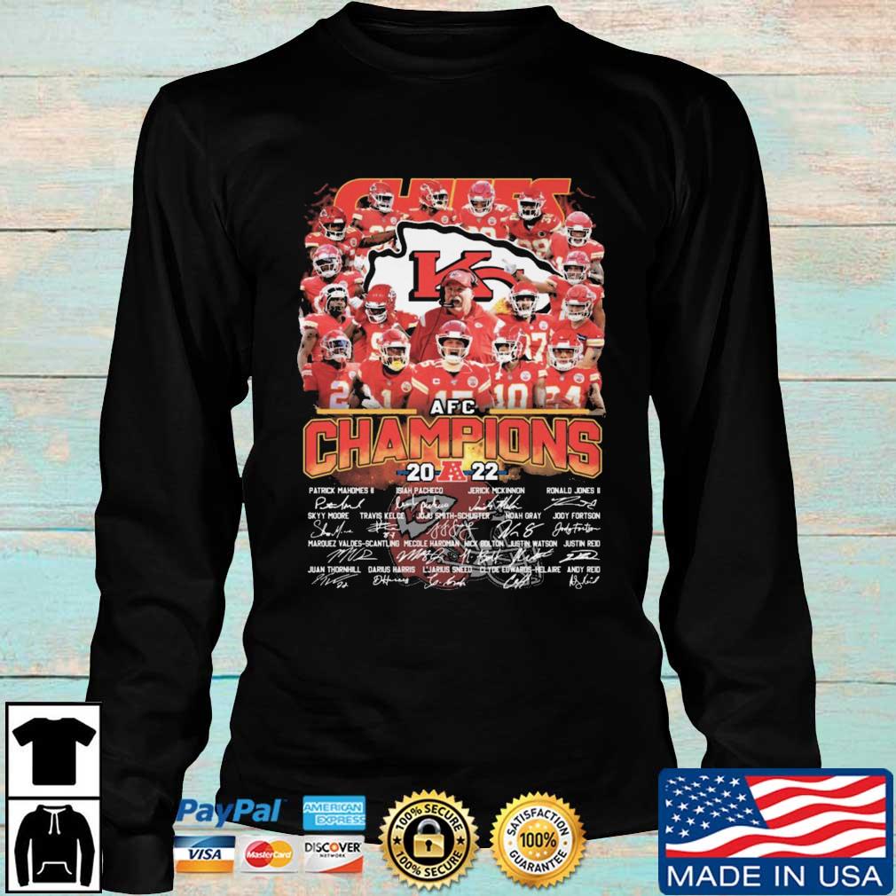 Kansas City Chiefs 2022 Afc Champions shirt, hoodie, sweater and long sleeve