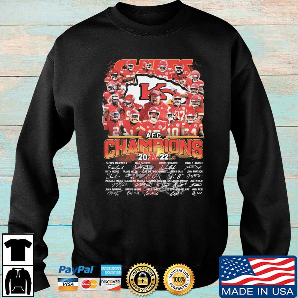 Kansas City Chiefs Team 2022 AFC Conference Championship T-Shirt, hoodie,  sweater, long sleeve and tank top