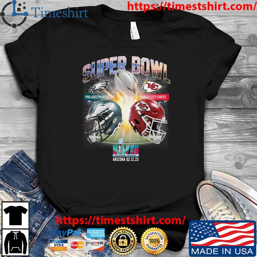 2023 Super Bowl LVII 57 Shirt Philadelphia Eagles VS Kansas City Chiefs shirt