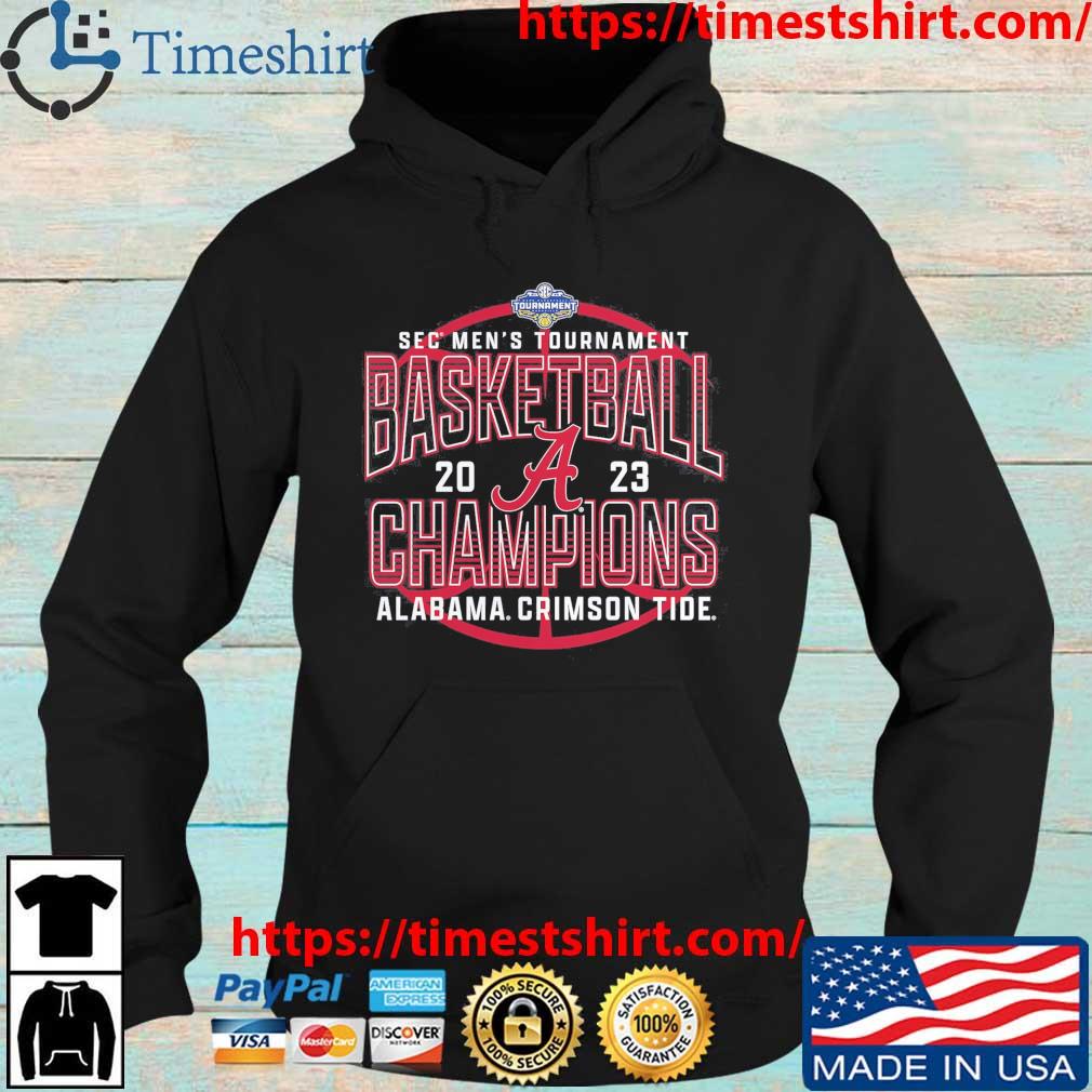 Alabama Crimson Tide Sec Men's Tournament Basketball Champions 2023 s Hoodie den
