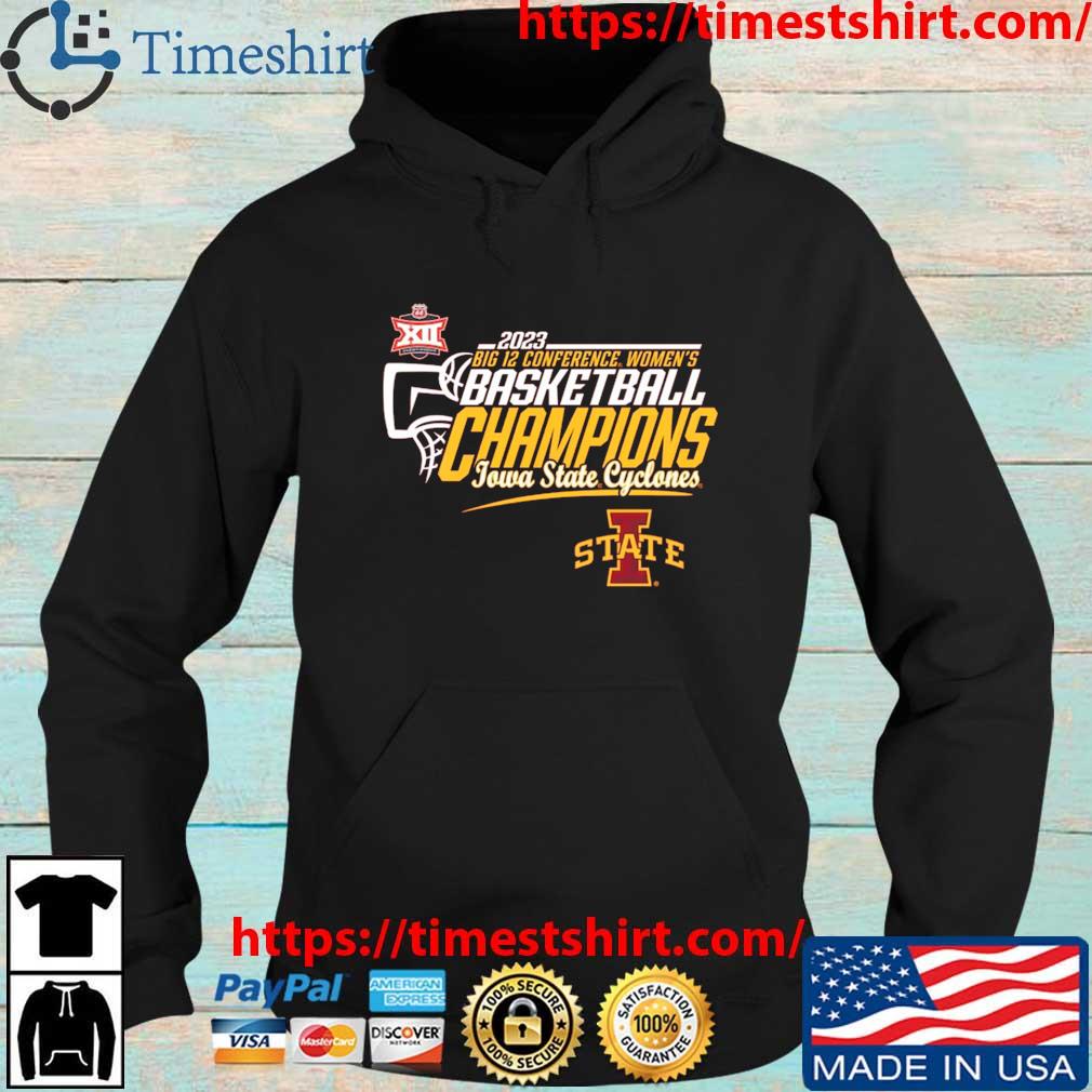 Cardinal Iowa State Cyclones 2023 Big 12 Women's Basketball Conference Tournament Champions s Hoodie den