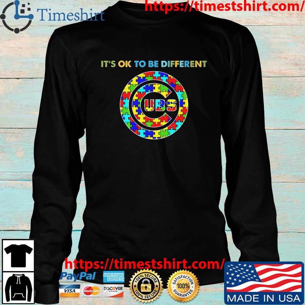 Chicago Cubs It's Ok To Be Different Autism Awareness Shirt, hoodie,  sweater, long sleeve and tank top