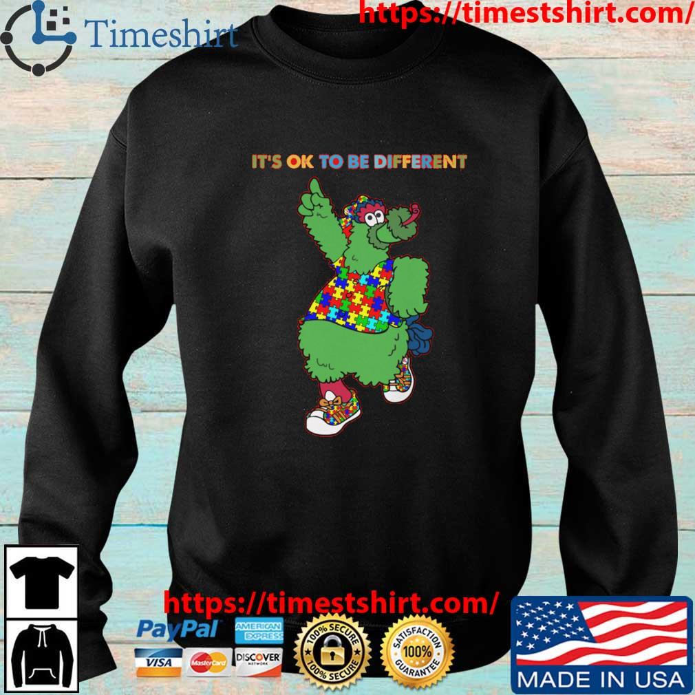 LIMITED EDITION Phillie Phanatic It's Ok To Be Different T-Shirt