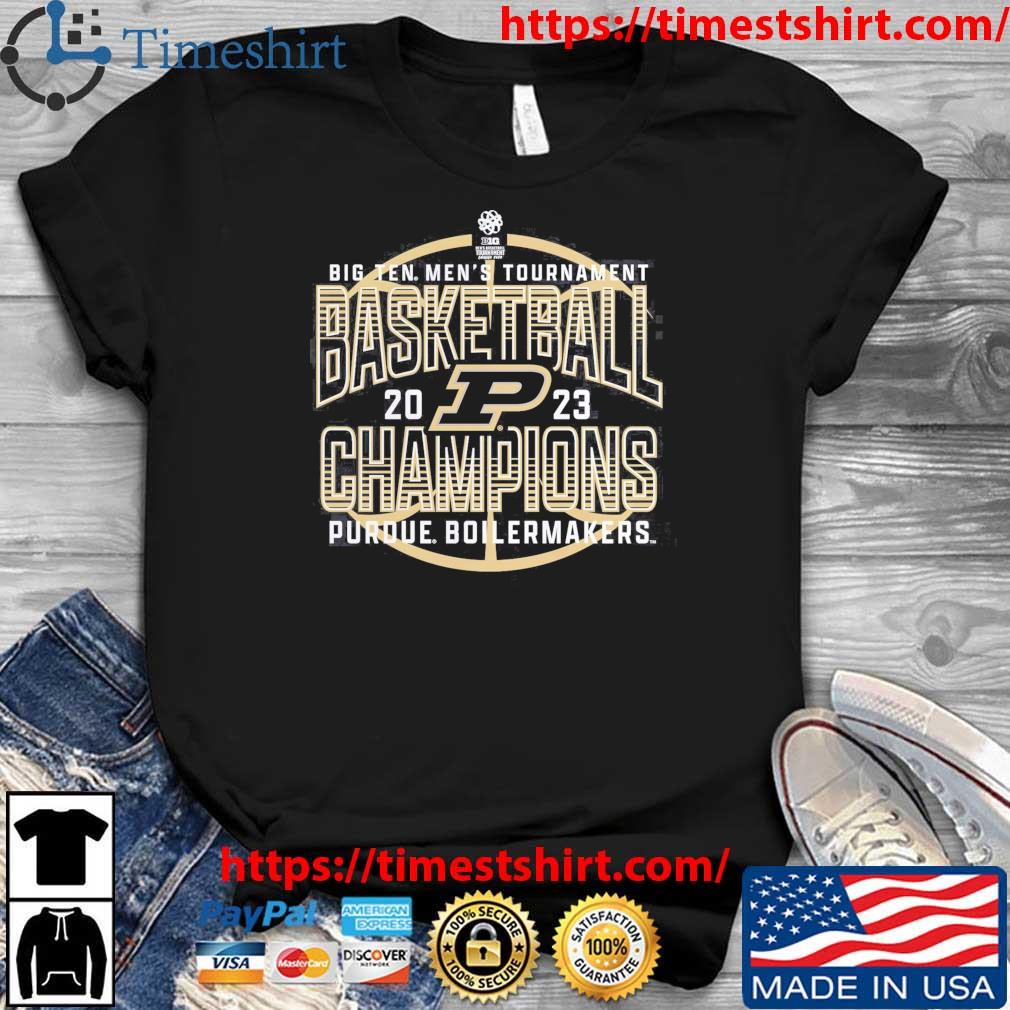 Purdue Boilermakers 2023 Big ten Men's Tournament Basketball Champions shirt