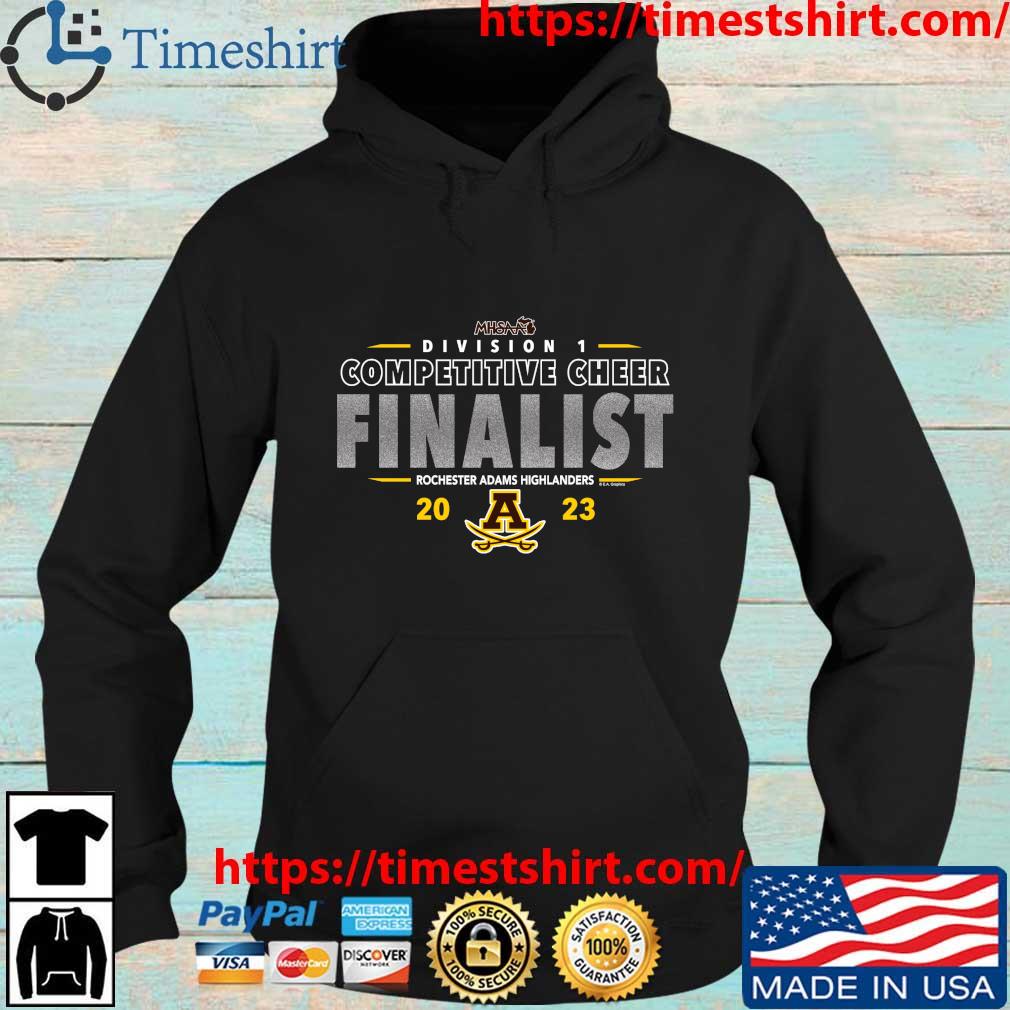 Rochester Adams Highlanders 2023 MHSAA Division I Competitive Cheer Finalist s Hoodie den