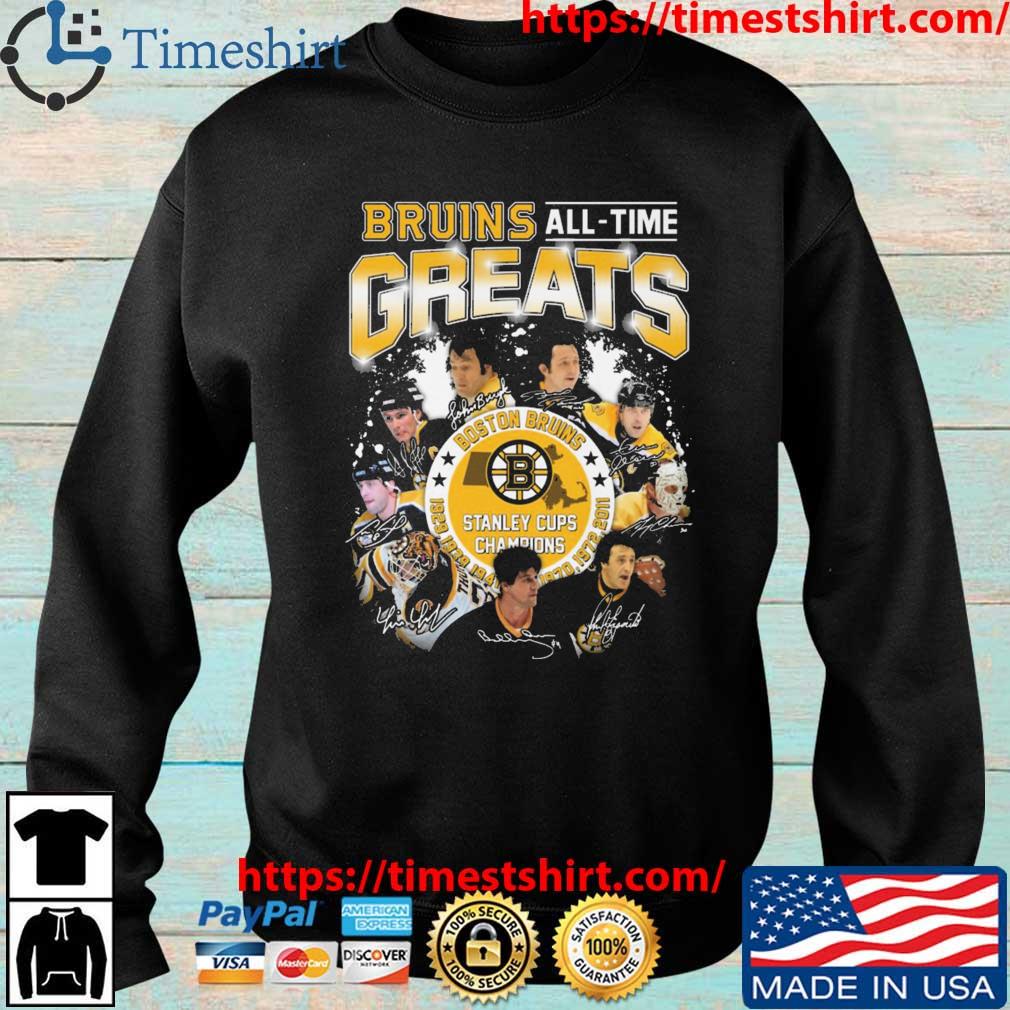 Boston Bruins Airbrush T Shirt Adult L White NHL Bear Stanley Cup Champs