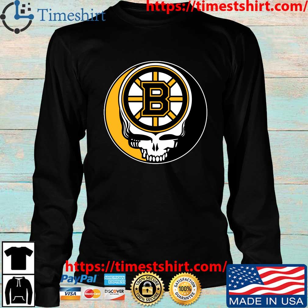 Boston Bruins Grateful Dead Steal Your Face Hockey NHL Shirt - Limotees