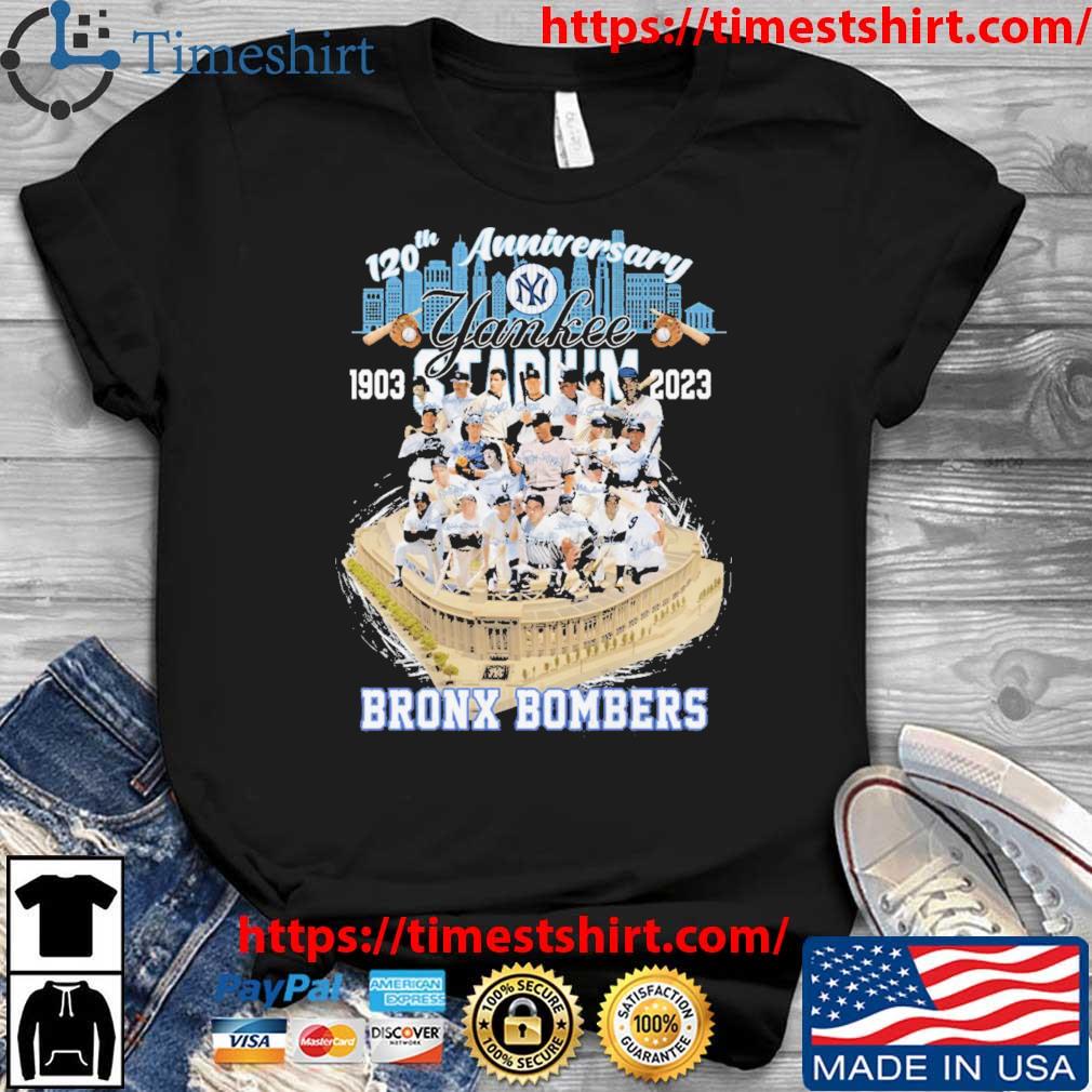 New York Yankees 120th Anniversary 1903-2023 Bronx Bombers shirt