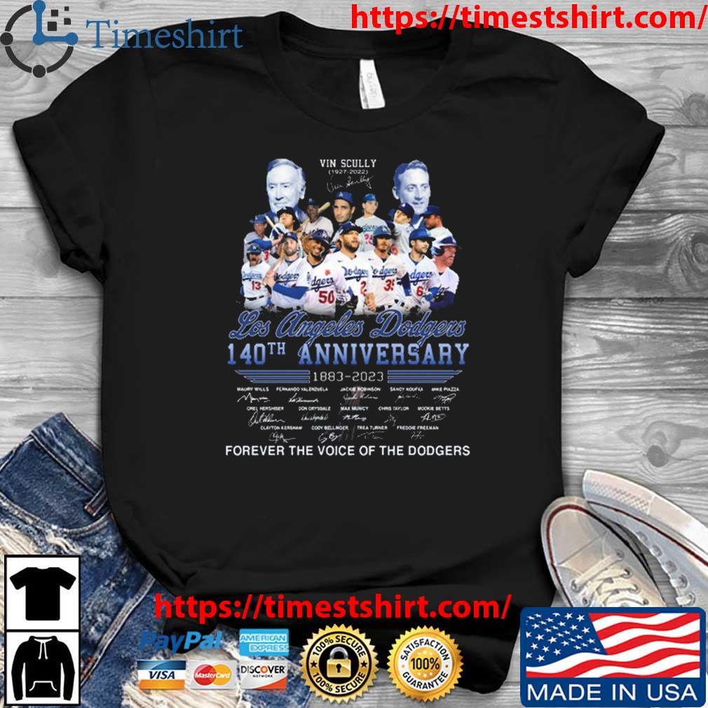 Los Angeles Dodgers Vin Scully 1927-2022 Forever The Voice Of The Los  Angeles Dodgers Signatures shirt, hoodie, sweater, long sleeve and tank top