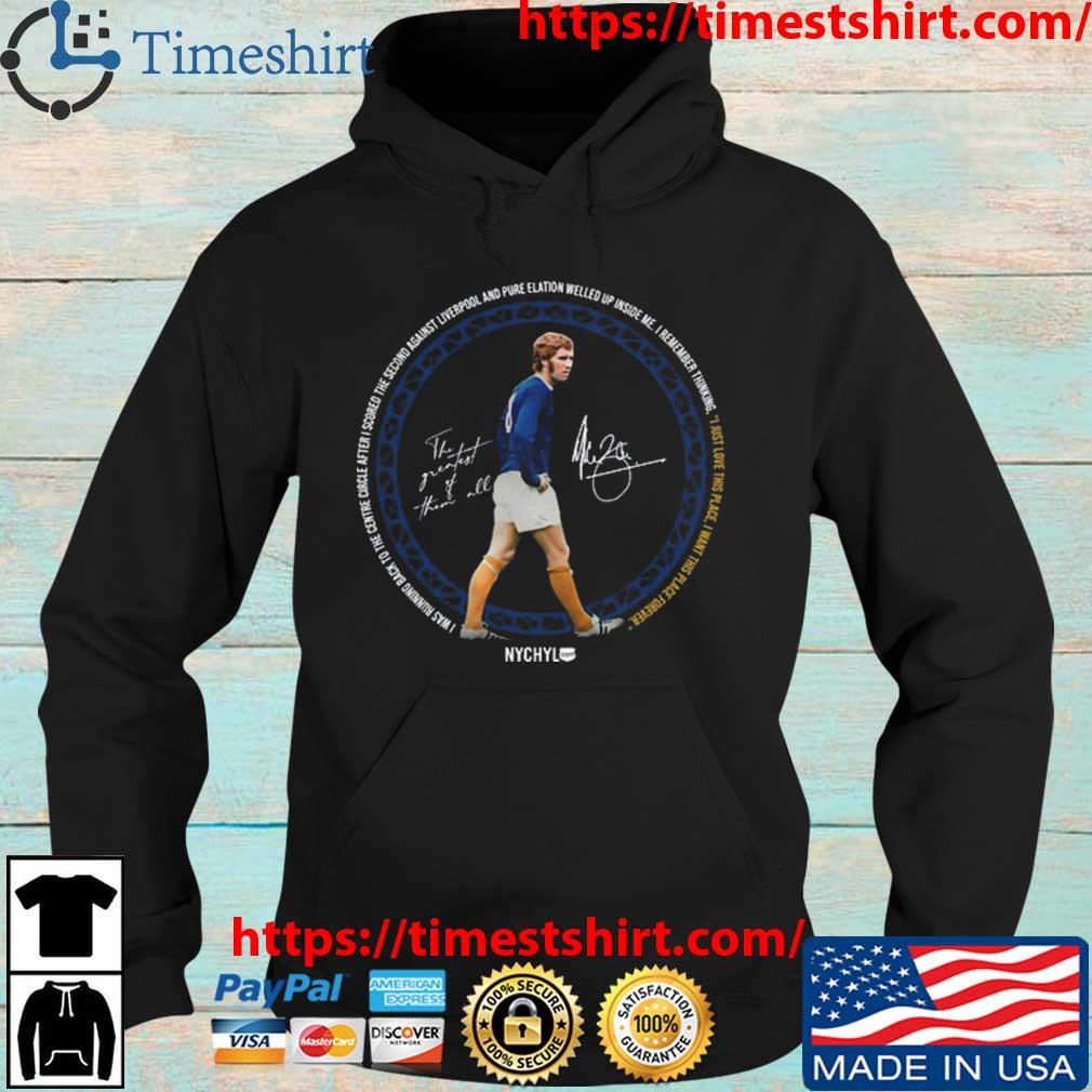 Alan Ball The Greatest Of Them All Signature s Hoodie den
