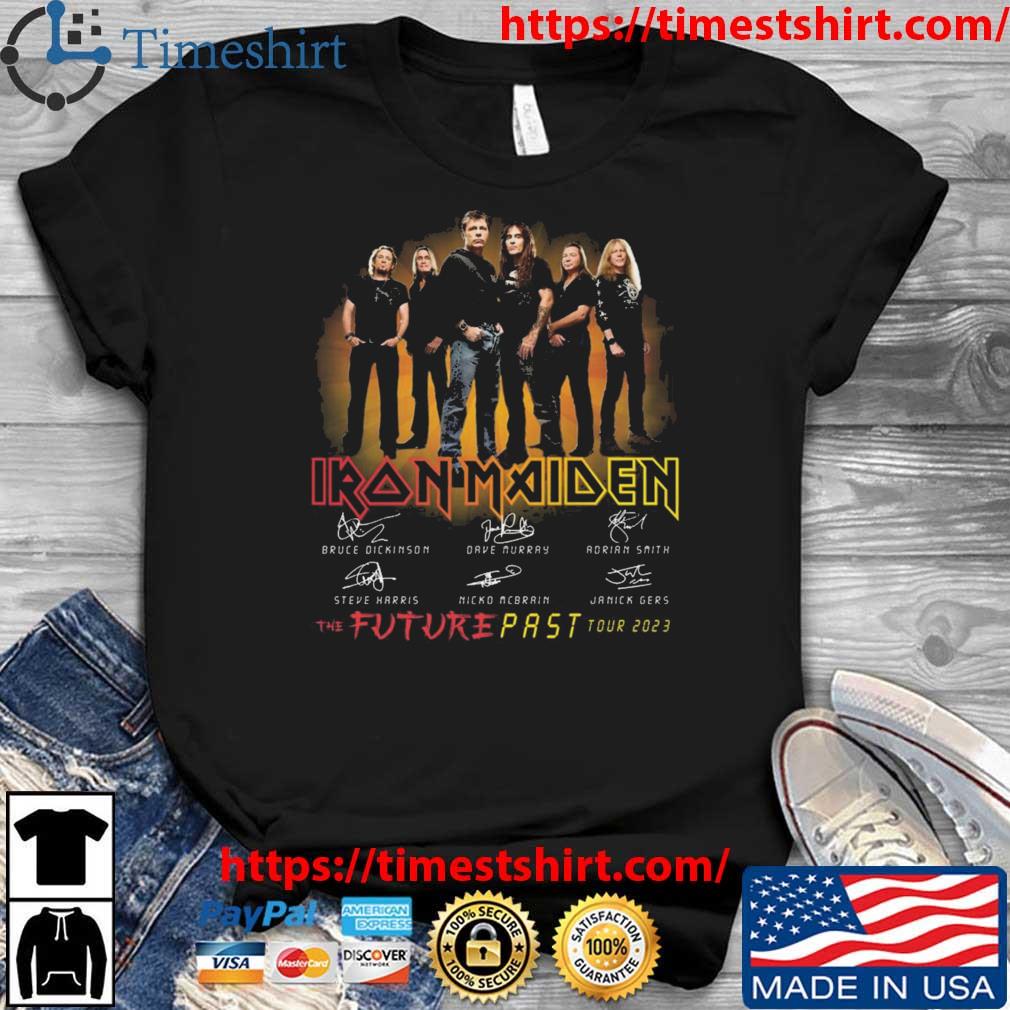 Iron Maiden The Future Past 2023 Signatures shirt, hoodie, sweater, long and tank top