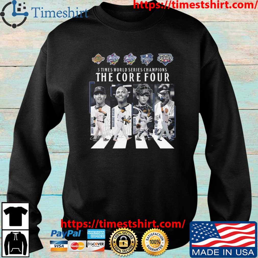 New York Yankees The Core Four Abbey Road shirt, hoodie, sweater
