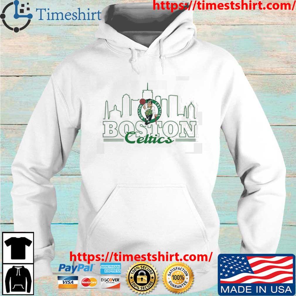 Boston Celtics Sportiqe Women's Downtown Boston Ashlyn Crew Neck Pullover  Sweatshirt - Cream