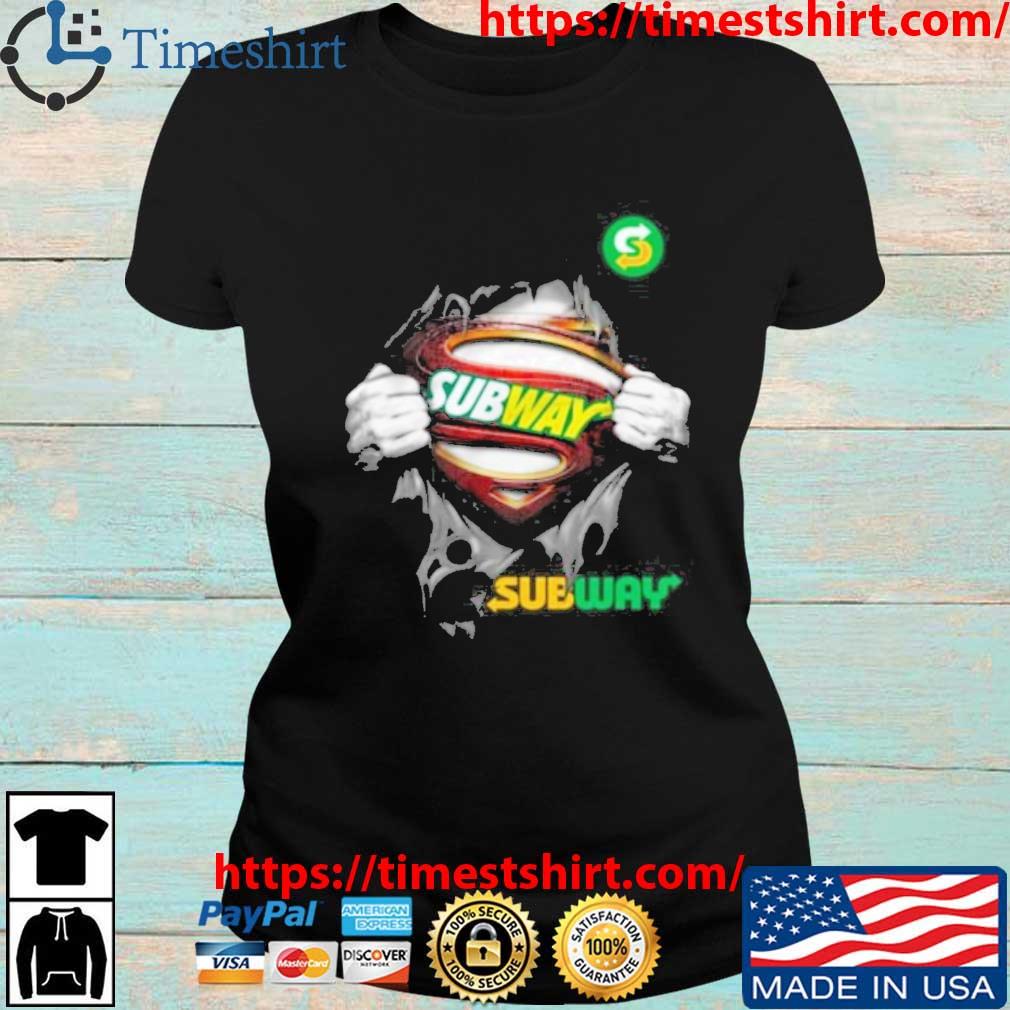Subway Superman Hands Open Heart Shirt, hoodie, sweater, long sleeve and  tank top