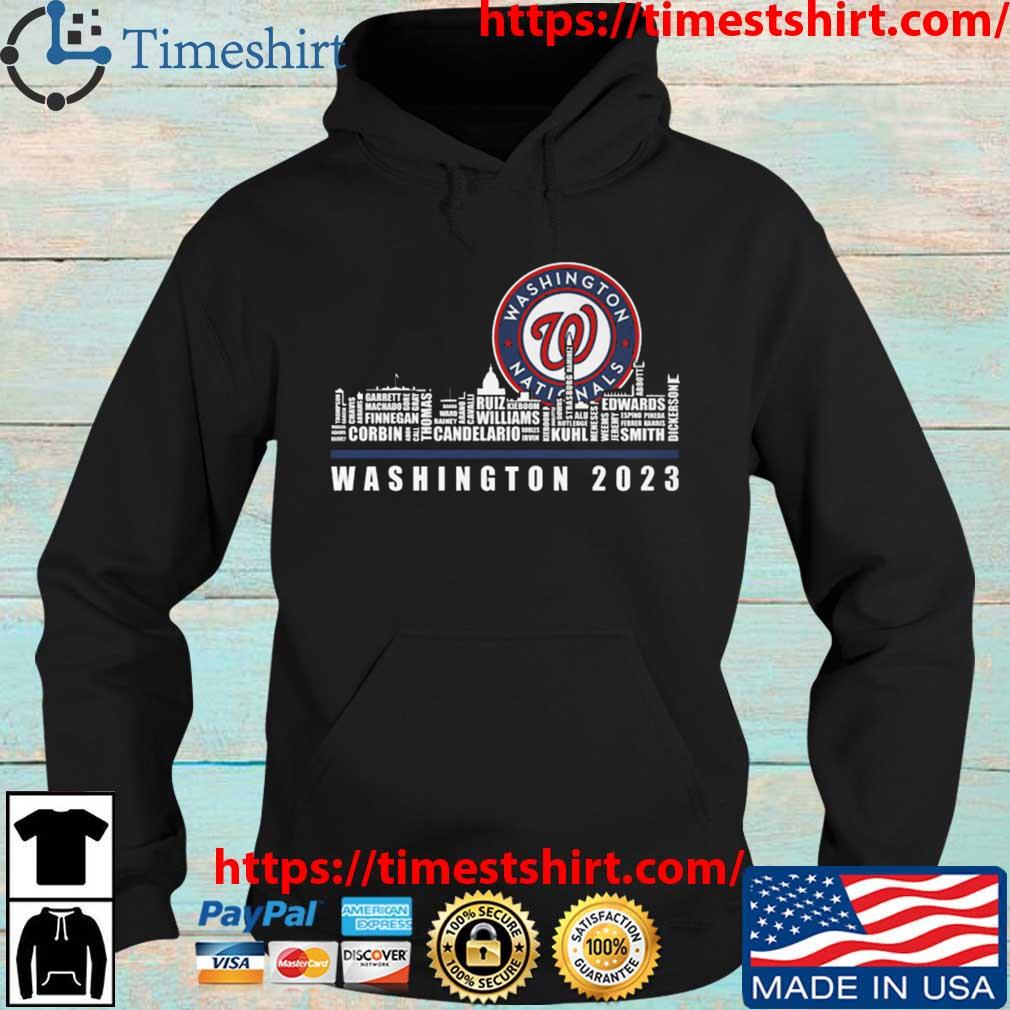 Washington Nationals 2023 Season Team Players Names In City shirt, hoodie,  sweater, long sleeve and tank top