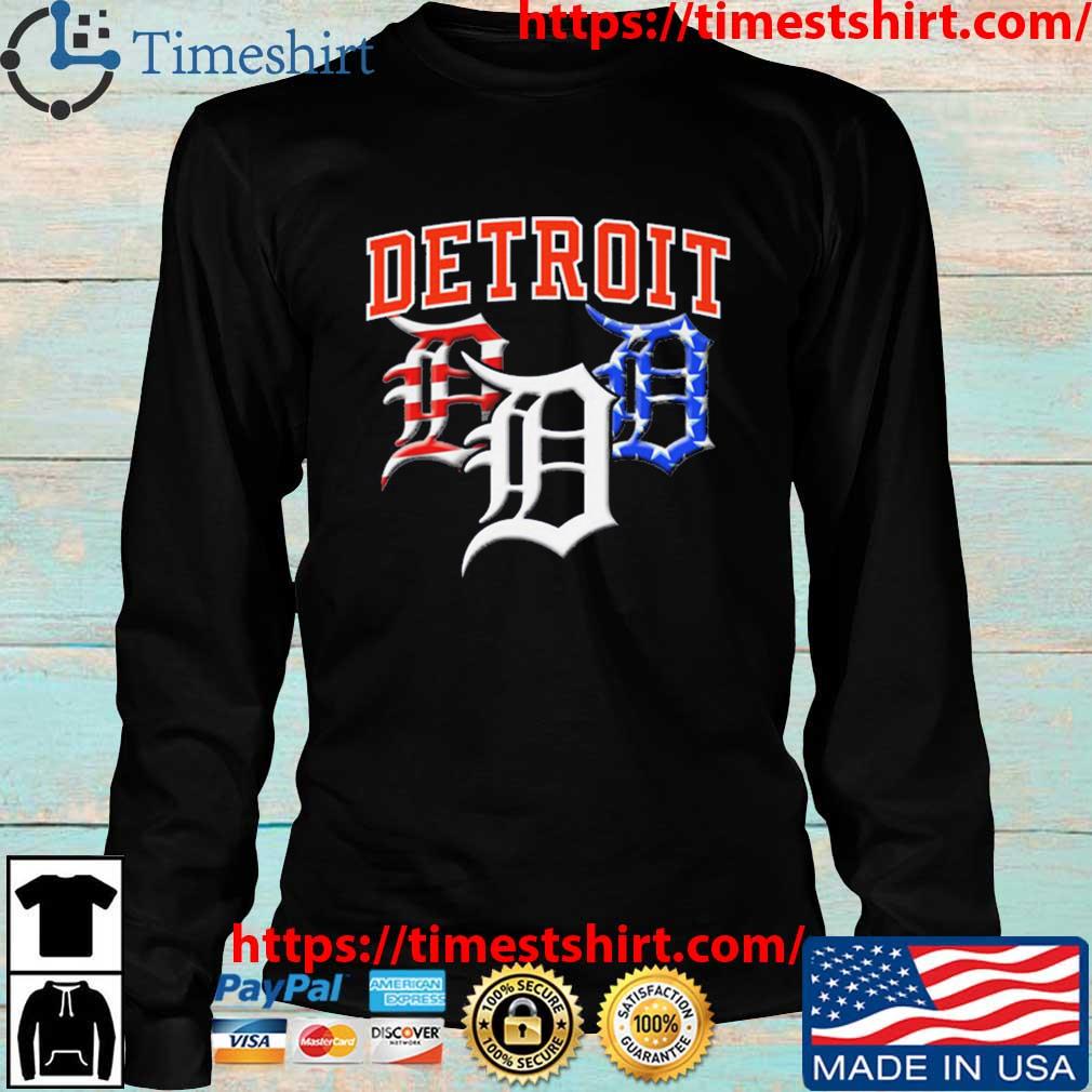 Detroit 4th of july 2023 tigers shirt, hoodie, sweater, long