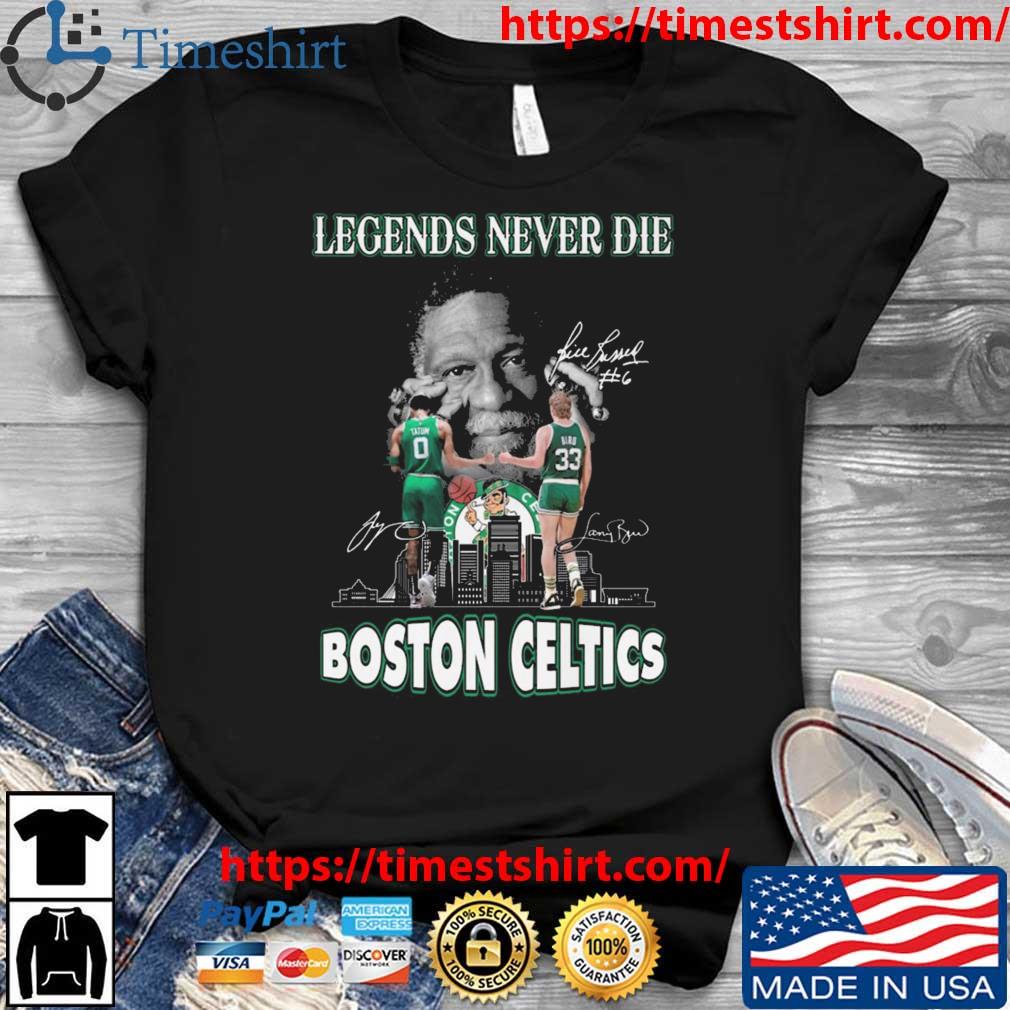 Best legends never die Boston Celtics Jayson Tatum 0 Larry Bird 33