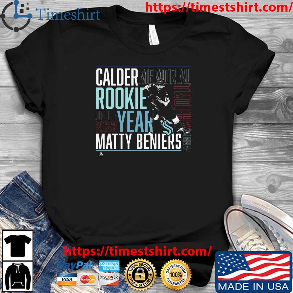 Seattle Kraken Matty Beniers Shirt, hoodie, sweater, long sleeve