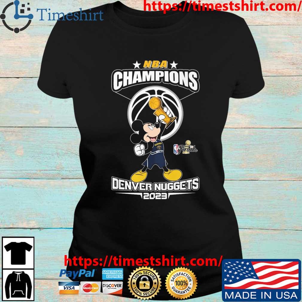 Mickey Mouse Denver Nuggets NBA Championship 2023 Unisex T-Shirt