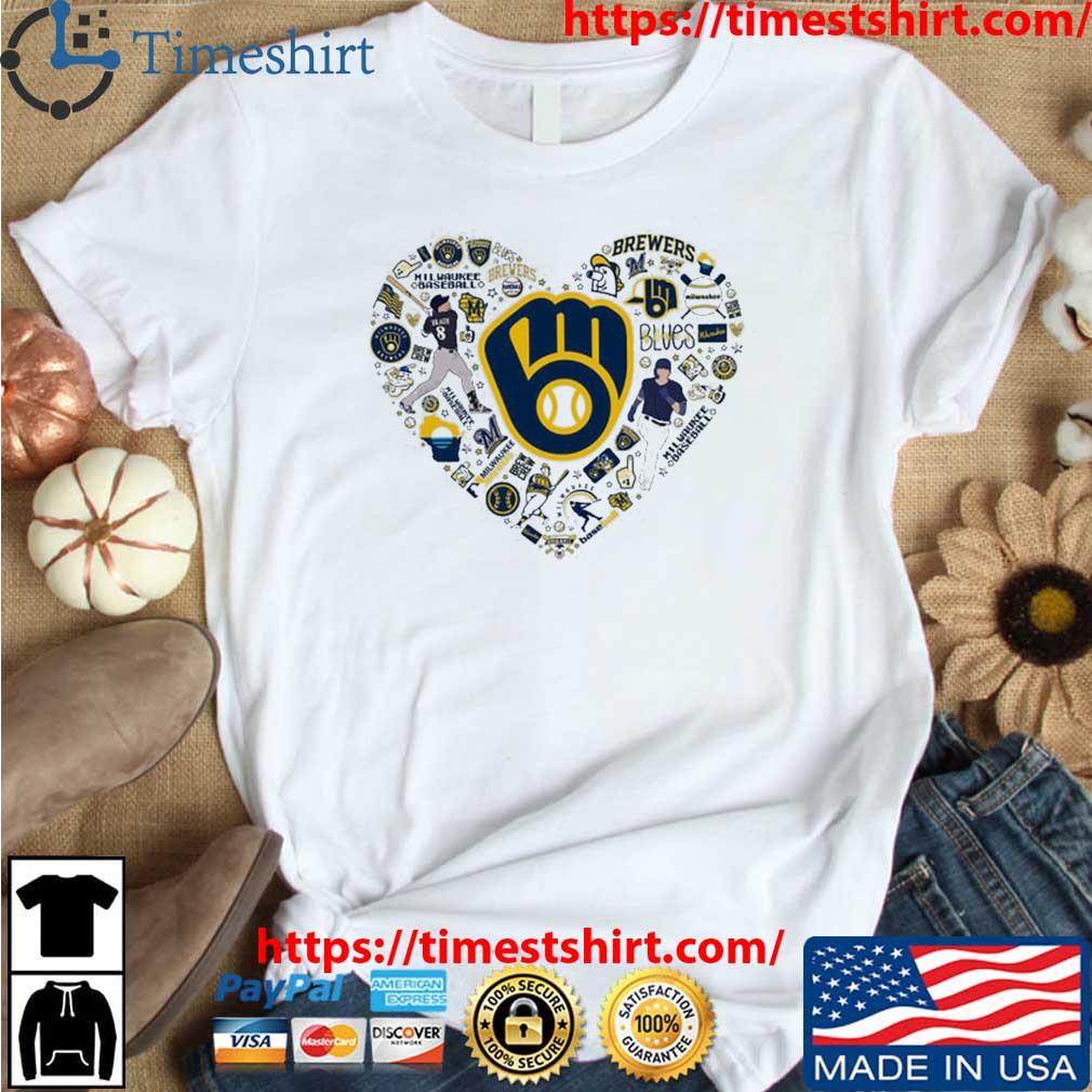 Milwaukee Brewers Icons Heart 2023 shirt, hoodie, sweater, long sleeve and  tank top