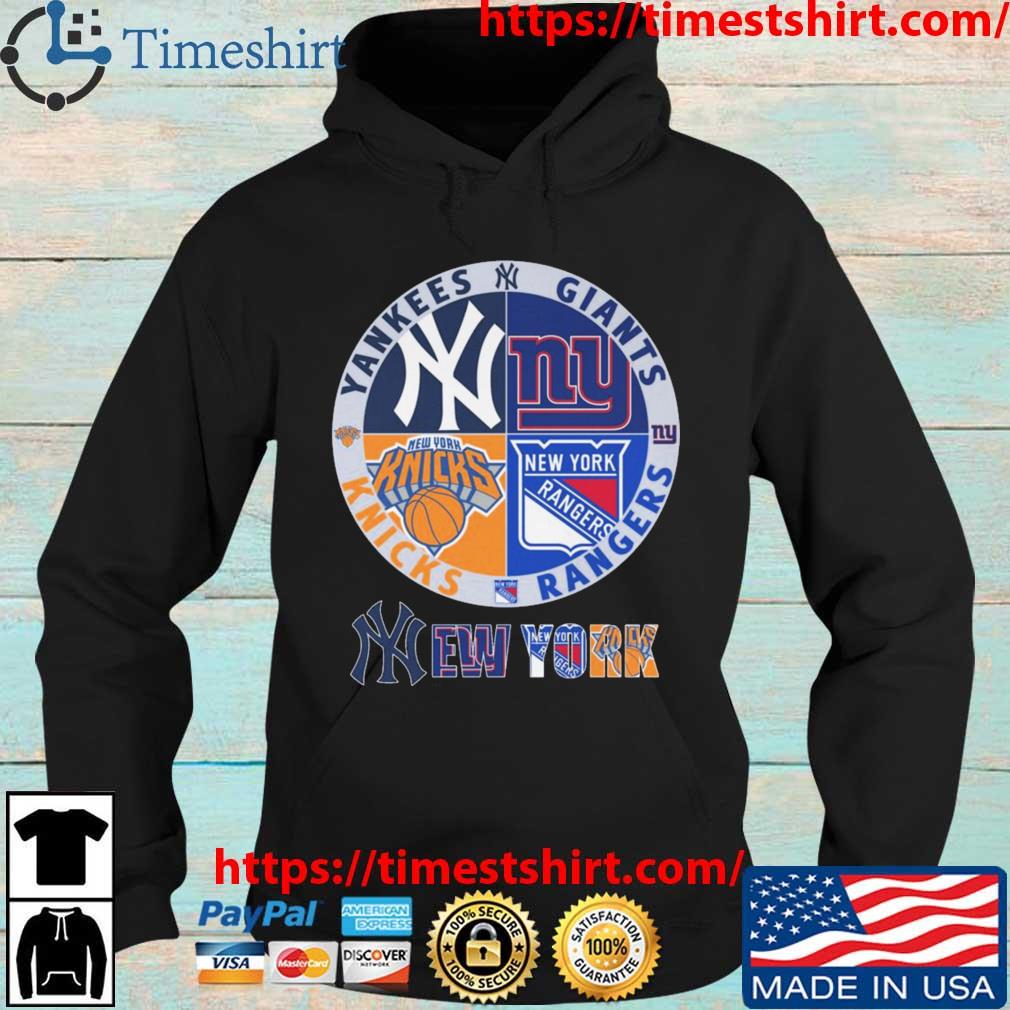 New York Sport Team Ny Yankees Ny Knicks And Ny Giants Shirt