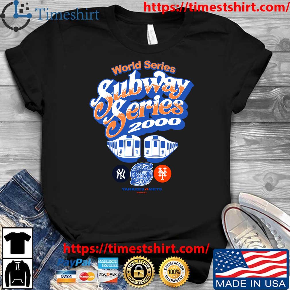 Subway Series Neyyan Neymet New York Yankees and Mets retro shirt