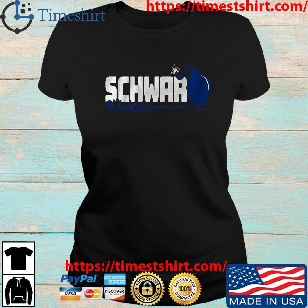 Kyle Schwarber Philadelphia Phillies Schwarbomb logo shirt - Limotees